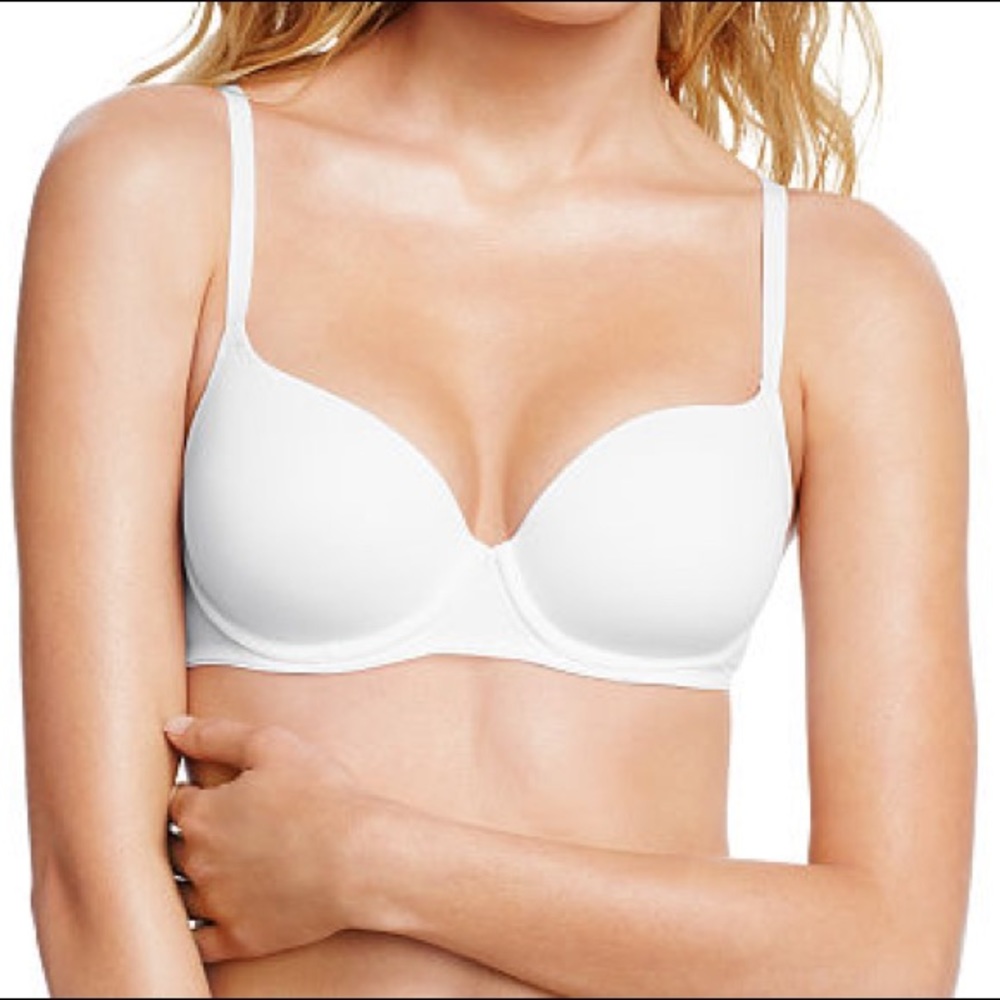 PINK/VS Wear Everywhere Lightly Lined Bra White